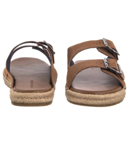 Tommy Hilfiger Flex Jutte Hilfiger Suede Sandal Fudge Brown FM0FM05503 GQM (TH1361-a) sussid