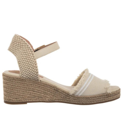 Tommy Hilfiger Fringe Canvas Medium Wedge Muslin FW0FW08879 ACJ (TH1359-a) sandaalid