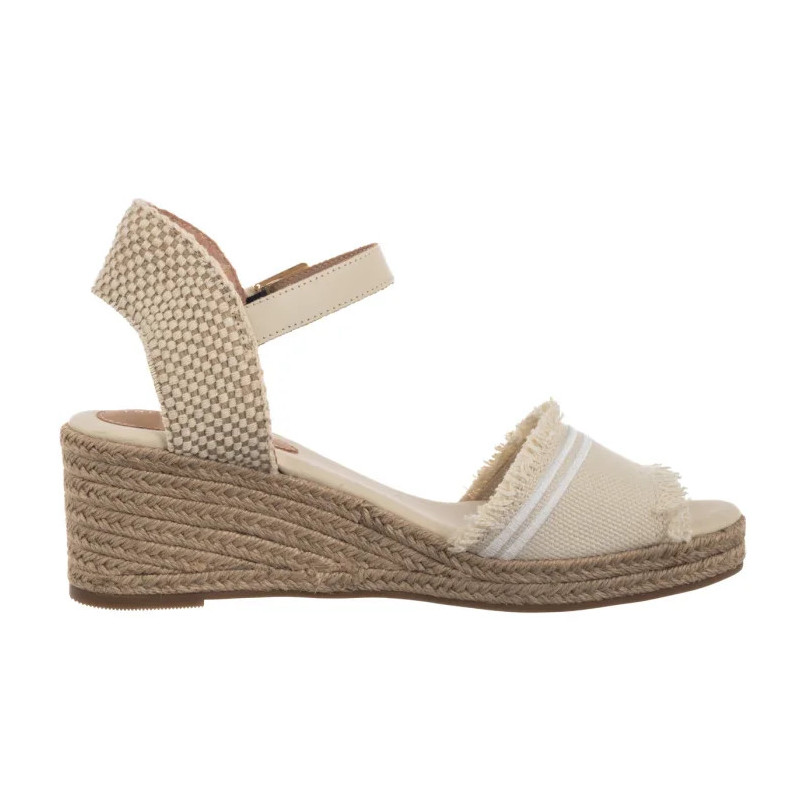 Tommy Hilfiger Fringe Canvas Medium Wedge Muslin FW0FW08879 ACJ (TH1359-a) sandaalid