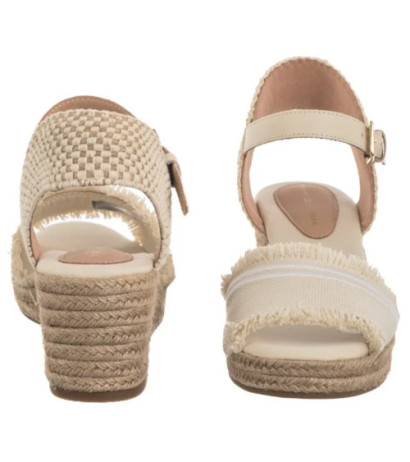 Tommy Hilfiger Fringe Canvas Medium Wedge Muslin FW0FW08879 ACJ (TH1359-a) sandaalid