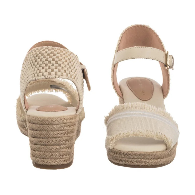Tommy Hilfiger Fringe Canvas Medium Wedge Muslin FW0FW08879 ACJ (TH1359-a) sandaalid