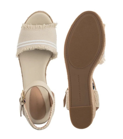 Tommy Hilfiger Fringe Canvas Medium Wedge Muslin FW0FW08879 ACJ (TH1359-a) sandaalid