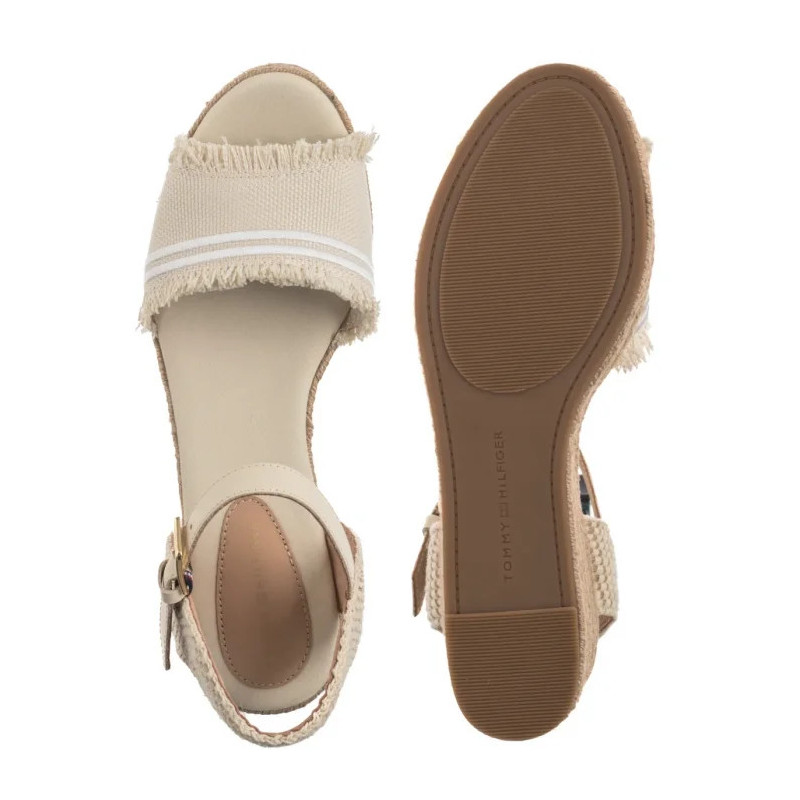 Tommy Hilfiger Fringe Canvas Medium Wedge Muslin FW0FW08879 ACJ (TH1359-a) sandaalid