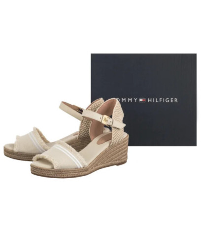 Tommy Hilfiger Fringe Canvas Medium Wedge Muslin FW0FW08879 ACJ (TH1359-a) sandaalid