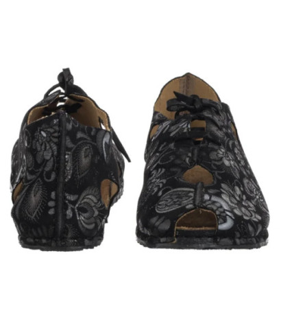 Maciejka Czarne/Kwiaty 06431-38/00-6 (MA1402-a) sandaalid