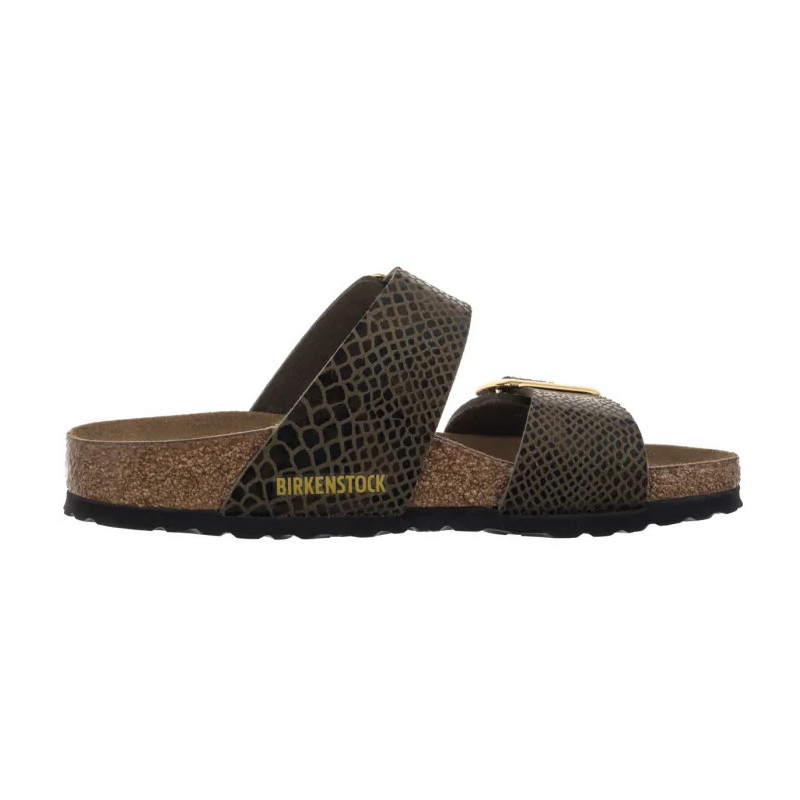 Birkenstock Sydney Cushion Buckle SYN Shiny Snake Sage 1030888 (BK314-b) Naiste kingad/klappide klapid