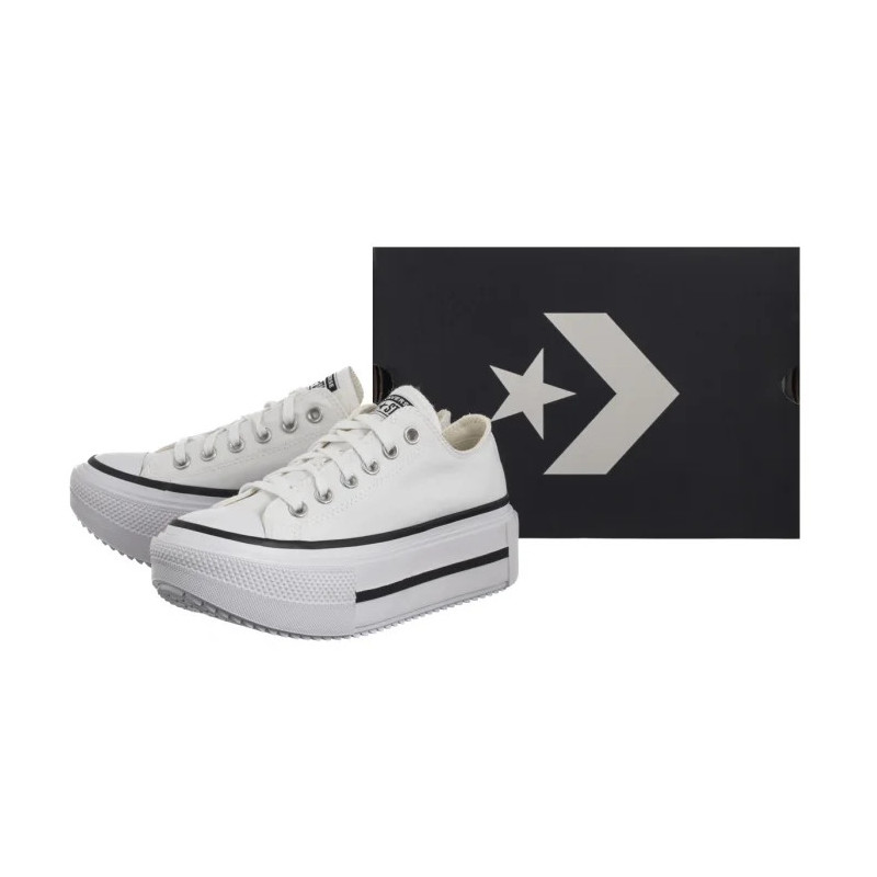 Converse CTAS Lift Double Stack Ox White/Black/White A15491C (CO784-b) kingad