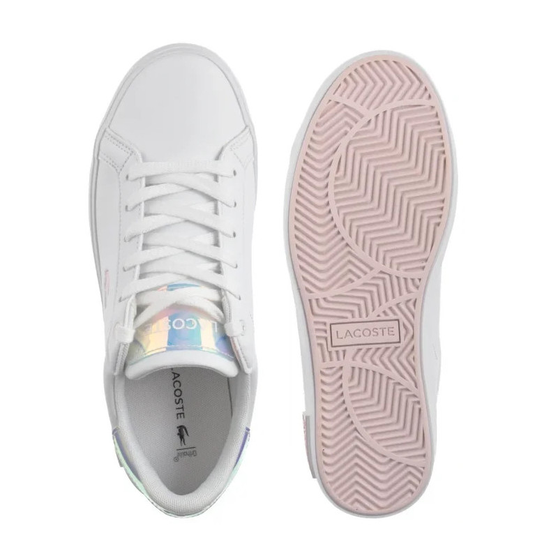 Lacoste Powercourt 124 3 Suj Wht/Lt Pink 747SUJ0013.1Y9 (LC456-a) spordijalatsid