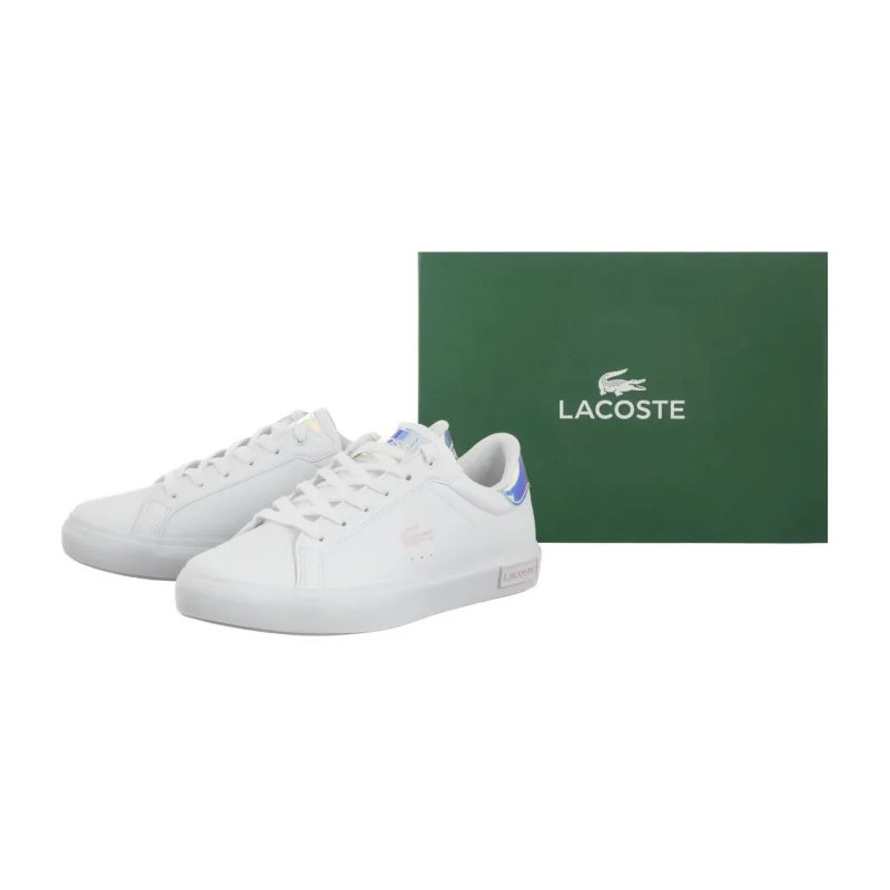 Lacoste Powercourt 124 3 Suj Wht/Lt Pink 747SUJ0013.1Y9 (LC456-a) spordijalatsid