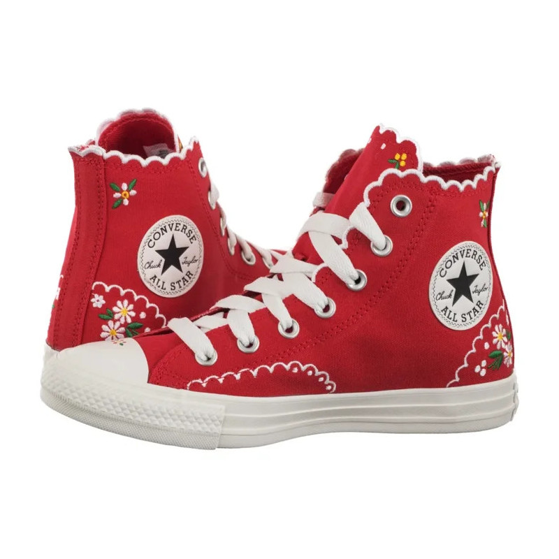 Converse CTAS Hi Red/Green/White A13518C (CO792-a) kingad