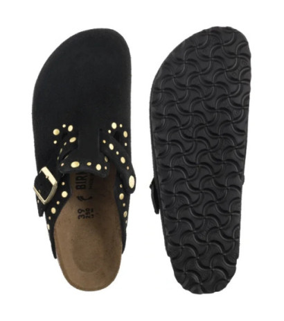 Birkenstock Boston Rivet Border Black 1030491 (BK318-a) Naiste kingad/klappide klapid