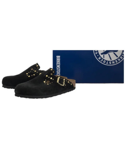 Birkenstock Boston Rivet Border Black 1030491 (BK318-a) Naiste kingad/klappide klapid