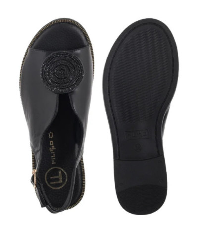 Filippo Czarne DS6229/25 BK (FO103-b) sandaalid