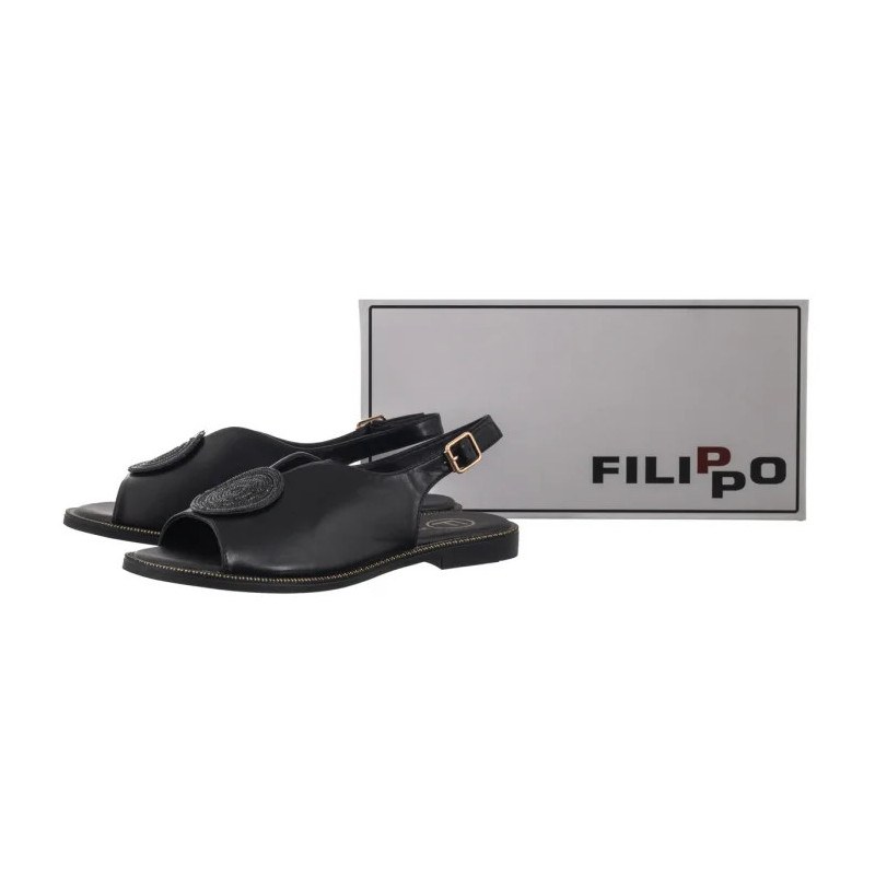 Filippo Czarne DS6229/25 BK (FO103-b) sandaalid