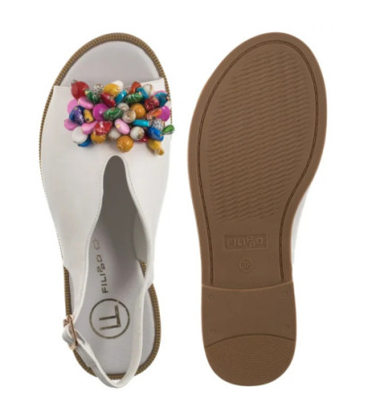 Filippo Białe DS6230/25 WH (FO104-b) sandaalid