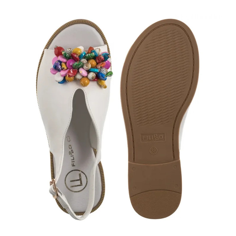 Filippo Białe DS6230/25 WH (FO104-b) sandaalid