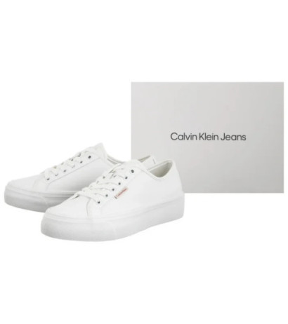 Calvin Klein Vulc Flatform Lth Bright White YW0YW01886 YAF (CK679-a) spordijalatsid