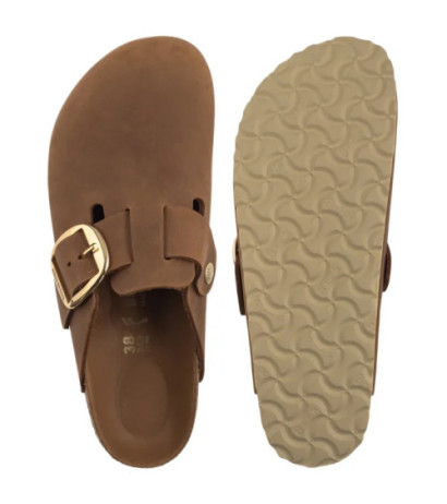 Birkenstock Boston Big Buckle Cognac 1030446 (BK316-a) Naiste kingad/klappide klapid