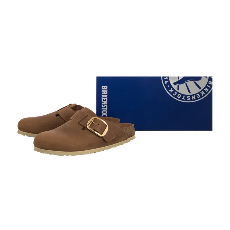 Birkenstock Boston Big Buckle Cognac 1030446 (BK316-a) Naiste kingad/klappide klapid
