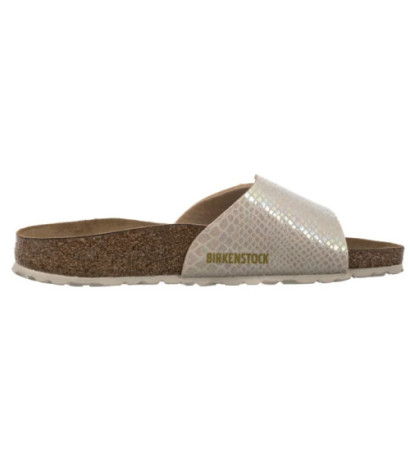 Birkenstock Catalina Cushion Buckle Shiny Snake Cream 1030360 (BK317-a) Naiste kingad/klappide klapid