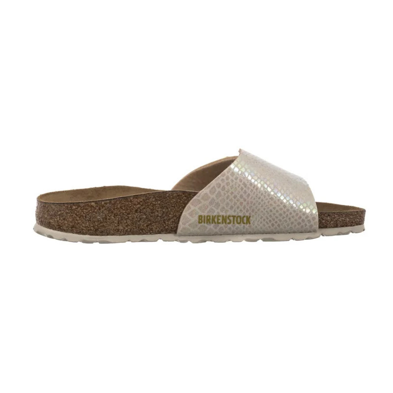 Birkenstock Catalina Cushion Buckle Shiny Snake Cream 1030360 (BK317-a) Naiste kingad/klappide klapid