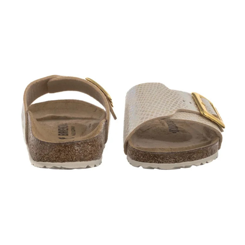 Birkenstock Catalina Cushion Buckle Shiny Snake Cream 1030360 (BK317-a) Naiste kingad/klappide klapid