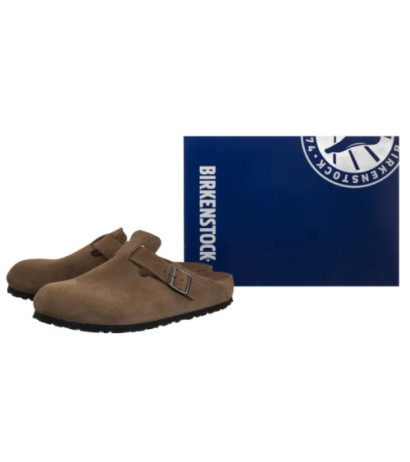 Birkenstock Boston BS SF Dark Tea Tonal 1030814 (BK320-a) sussid