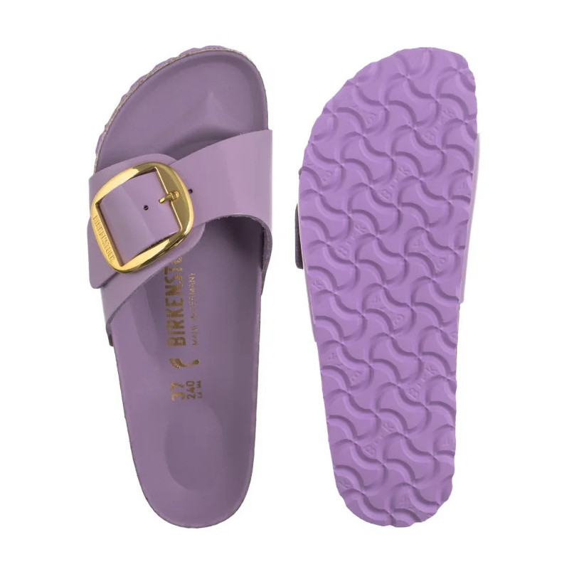 Birkenstock Madrid Big Buckle High-Shine Crocus 1030366 (BK238-i) Naiste kingad/klappide klapid
