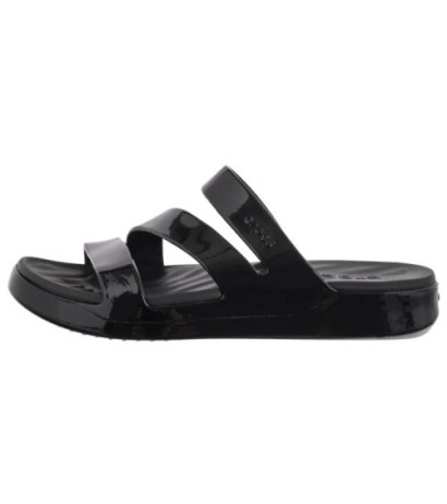 Crocs Getaway Patent Strappy Black 211296-001 (CR395-b) Naiste kingad/klappide klapid