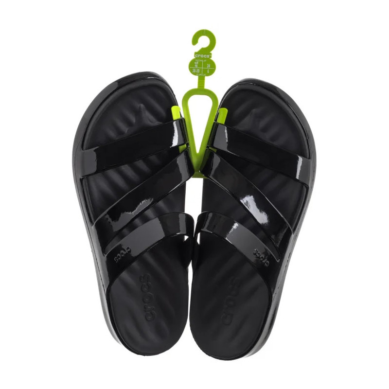 Crocs Getaway Patent Strappy Black 211296-001 (CR395-b) Naiste kingad/klappide klapid