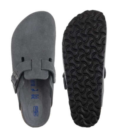 Birkenstock Boston BS Soft Footbed Basalt Gray Tonal FB 1030874 (BK321-a) Naiste kingad/klappide klapid