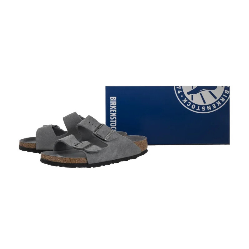 Birkenstock Arizona Bs Soft Footbed Basalt Gray Tonal FB 1030912 (BK322-a) Naiste kingad/klappide klapid