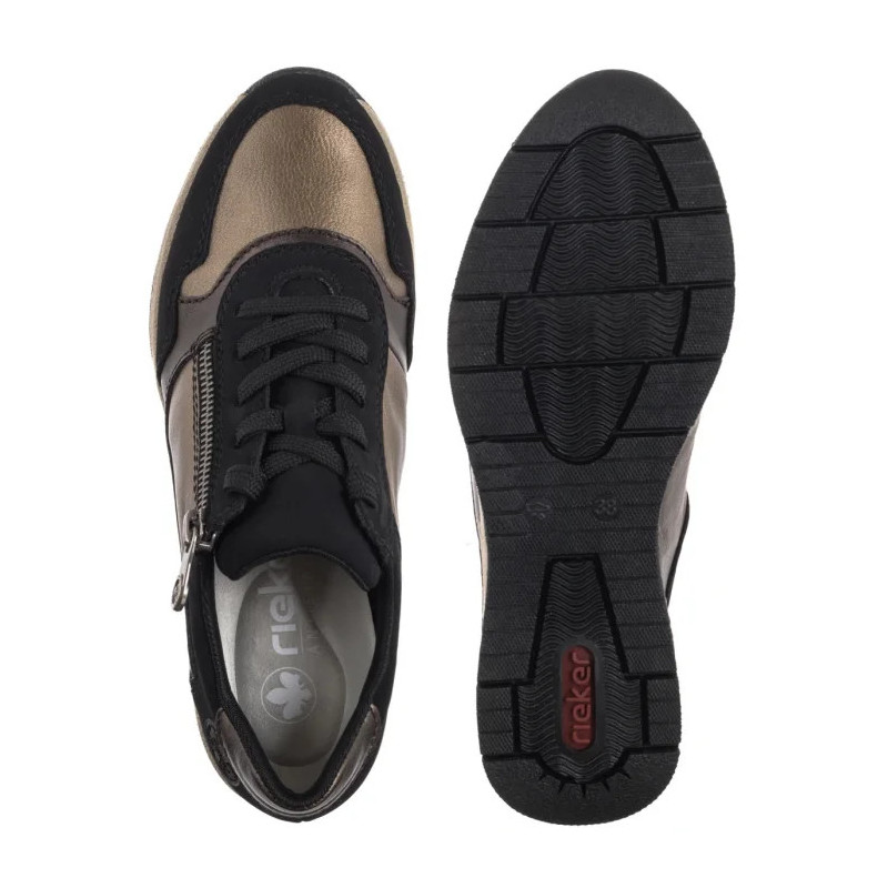 Rieker Czarne/Beżowe N9301-91 Beige Combination (RI277-a) kingad