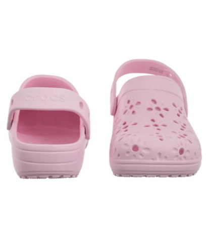 Crocs Classic Floral Cut Out Clog Pink Milk 210943-6ZW (CR345-b) Naiste kingad/klappide klapid
