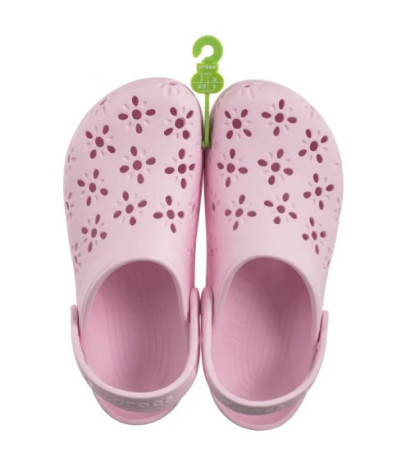 Crocs Classic Floral Cut Out Clog Pink Milk 210943-6ZW (CR345-b) Naiste kingad/klappide klapid