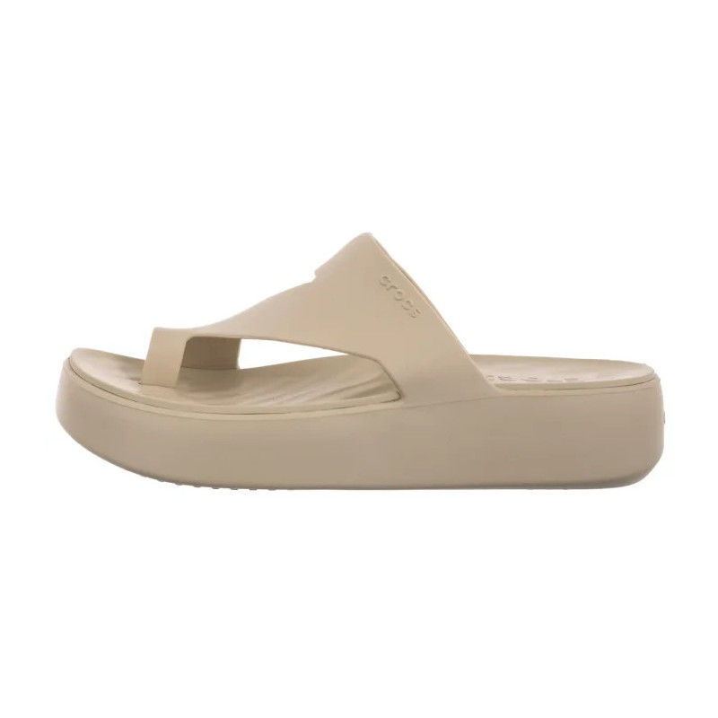 Crocs Getaway Platform Toe Loop Sandstone 210834-0LH (CR375-d) kingad