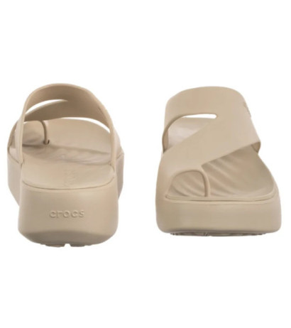 Crocs Getaway Platform Toe Loop Sandstone 210834-0LH (CR375-d) kingad
