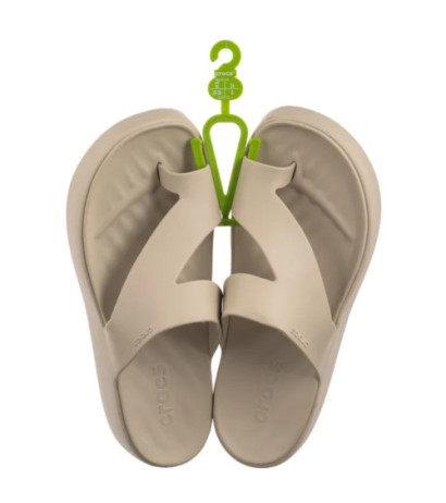 Crocs Getaway Platform Toe Loop Sandstone 210834-0LH (CR375-d) kingad