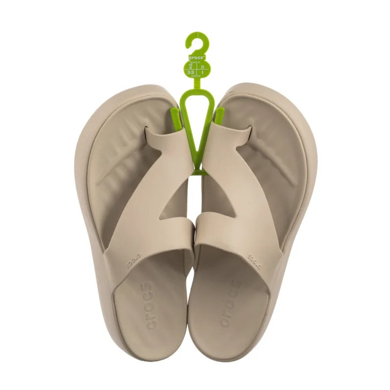 Crocs Getaway Platform Toe Loop Sandstone 210834-0LH (CR375-d) kingad