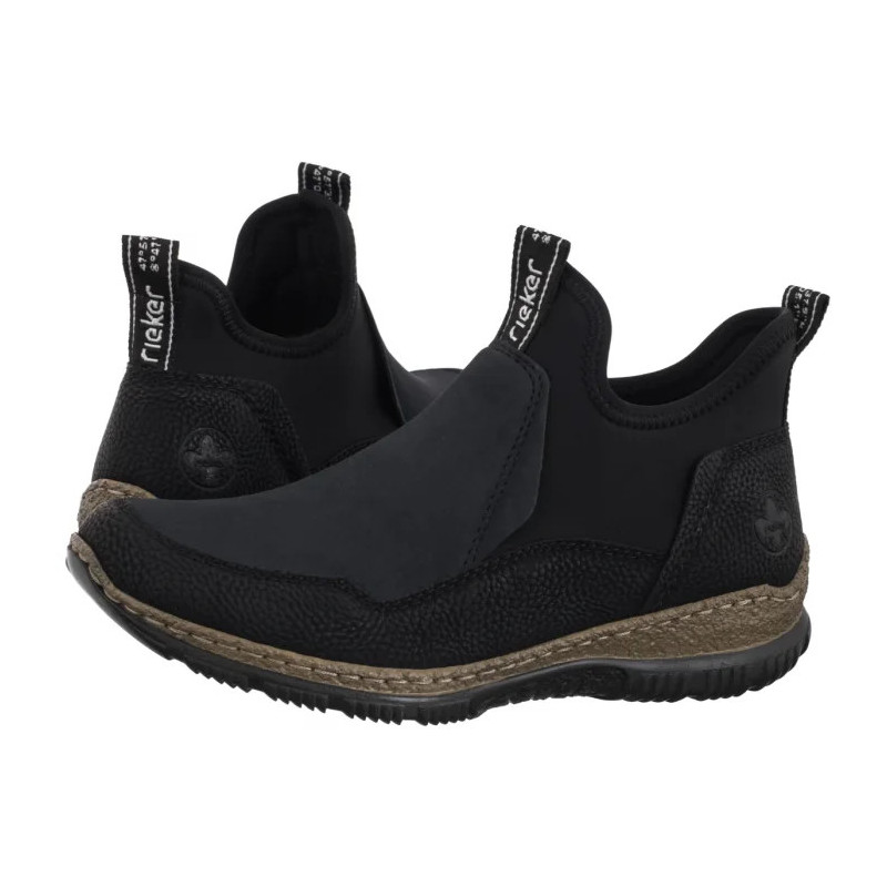 Rieker Czarne N3275-00 Black (RI280-a) kingad