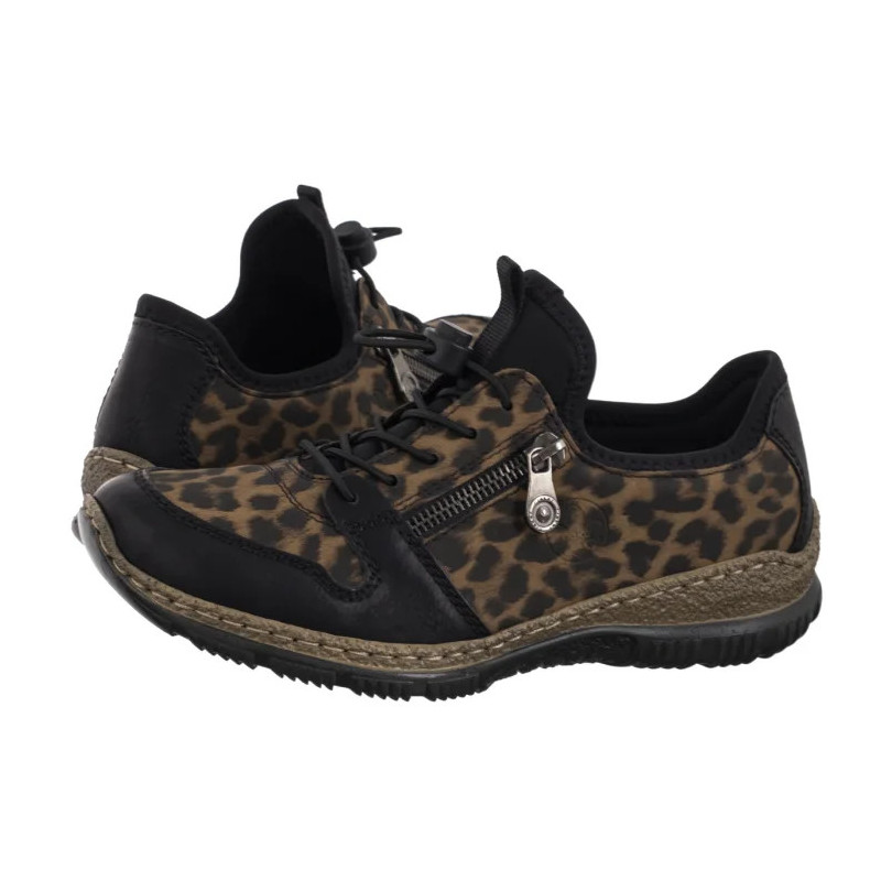 Rieker Czarne/Brązowe N32G0-90 Multi (RI281-a) kingad