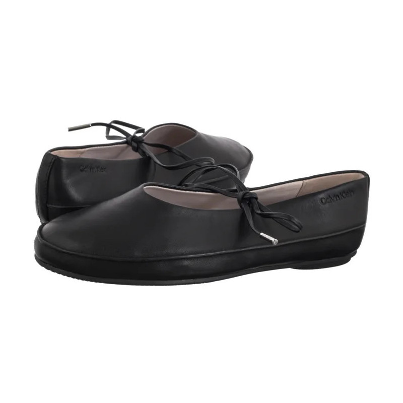 Calvin Klein Ballerina Mary Jane Strap Lth Ck Black HW0HW02656 BEH (CK678-a) baleriinid