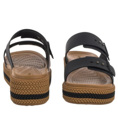 Crocs Brooklyn Woven Buckle Black 209978-001 (CR398-a) kingad