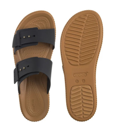 Crocs Brooklyn Woven Buckle Black 209978-001 (CR398-a) kingad