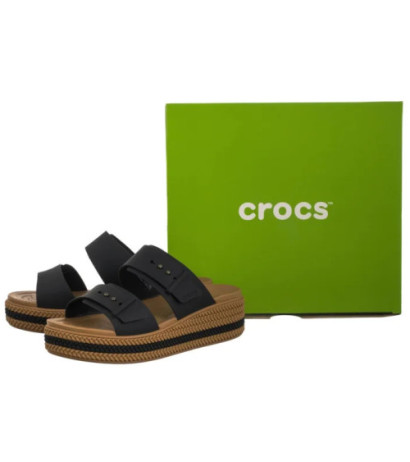 Crocs Brooklyn Woven Buckle Black 209978-001 (CR398-a) kingad