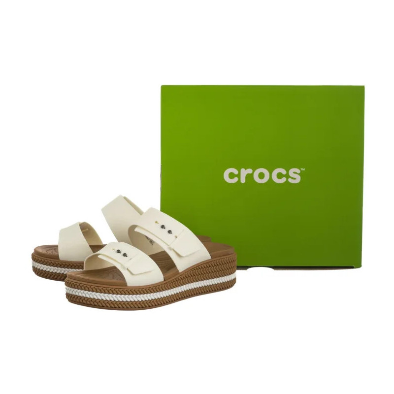 Crocs Brooklyn Woven Buckle Chalk 209978-0WV (CR398-b) kingad