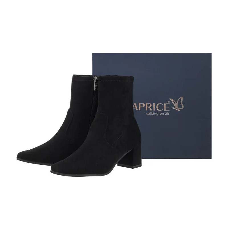 Caprice Czarne 9-25354-41 044 Black Stretch Vegan (CP444-a) kingad
