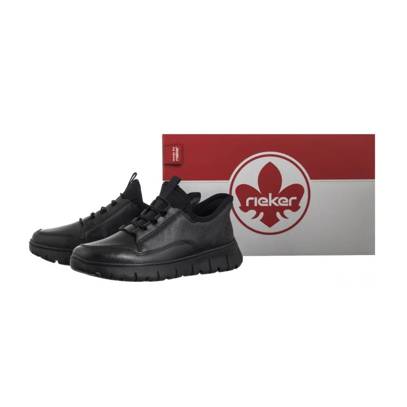Rieker Czarne N1357-00 Black (RI285-a) kingad