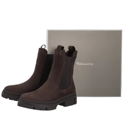 Tamaris Brązowe 1-25901-41 3B2 Mocca Nubuc (TM499-b) kingad