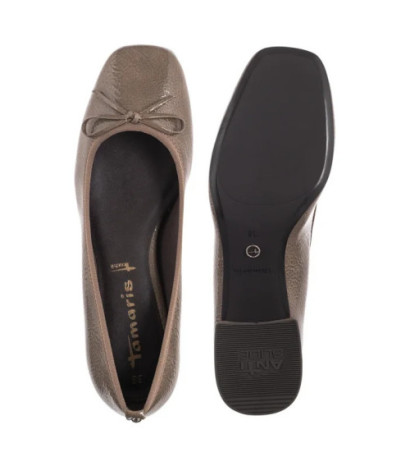 Tamaris Beżowe Lakierowane 1-22301-43 341 Taupe (TM554-a) kingad